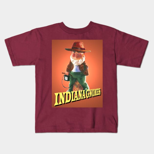 Indiana Gnomes Kids T-Shirt by WonderWebb